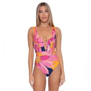 NWT Trina Turk Sexy Plunge One Piece Bathing Suit Size 2 ($162 originally)